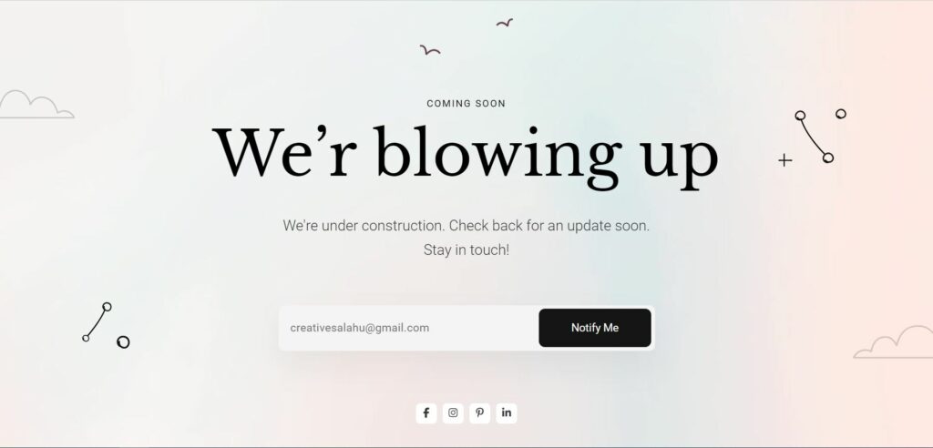 Crafting Anticipation Build Buzz with Our Creative HTML Coming Soon Template