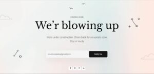 Crafting Anticipation: Build Buzz with Our Creative HTML Coming Soon Template