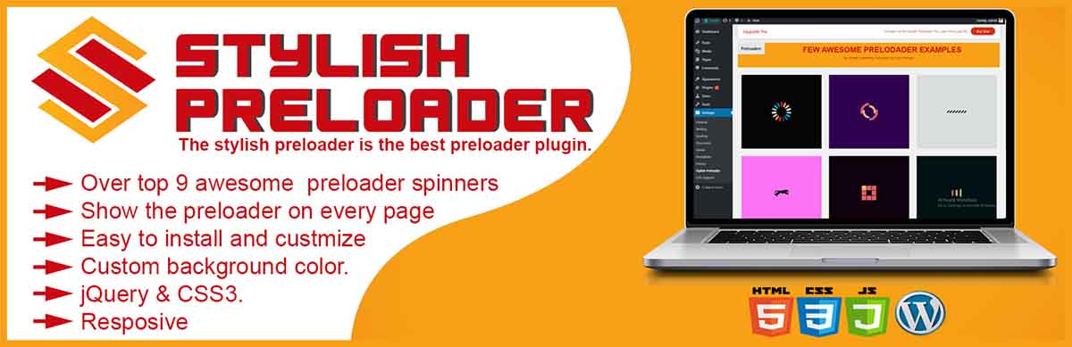 Stylish Preloader | WordPress Plugin