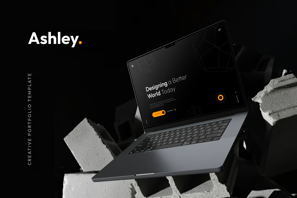 Ashley - Creative HTML Free Portfolio Template