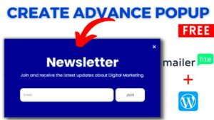 How to Implement a Custom Popup Form Using MailerLite in WordPress