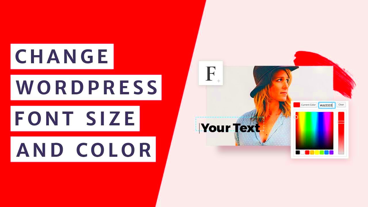 How to Quickly Change Font Size and Color in WordPress  YouTube