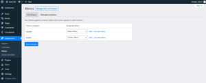 Updating WordPress Menu Locations Without Creating New Pages