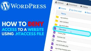 Restricting IP Addresses Using .htaccess in WordPress