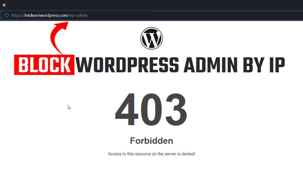 Restrict wpadmin access by ip  Allow deny htaccess wordpress 84