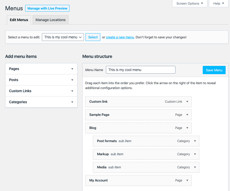 How to Create a Dropdown Menu in WordPress In 5 Steps