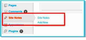 Using WordPress to Add Notes to Admin Pages for Better Organization