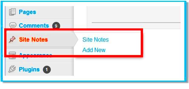 WordPress Plugin Easily Add Notes for Clients or Backend Users 