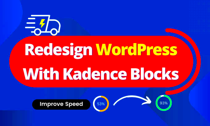 Redesign wordpress website with kadence blocks by Realjabran  Fiverr