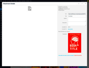 Adding Text Fields to WordPress Media Attachments