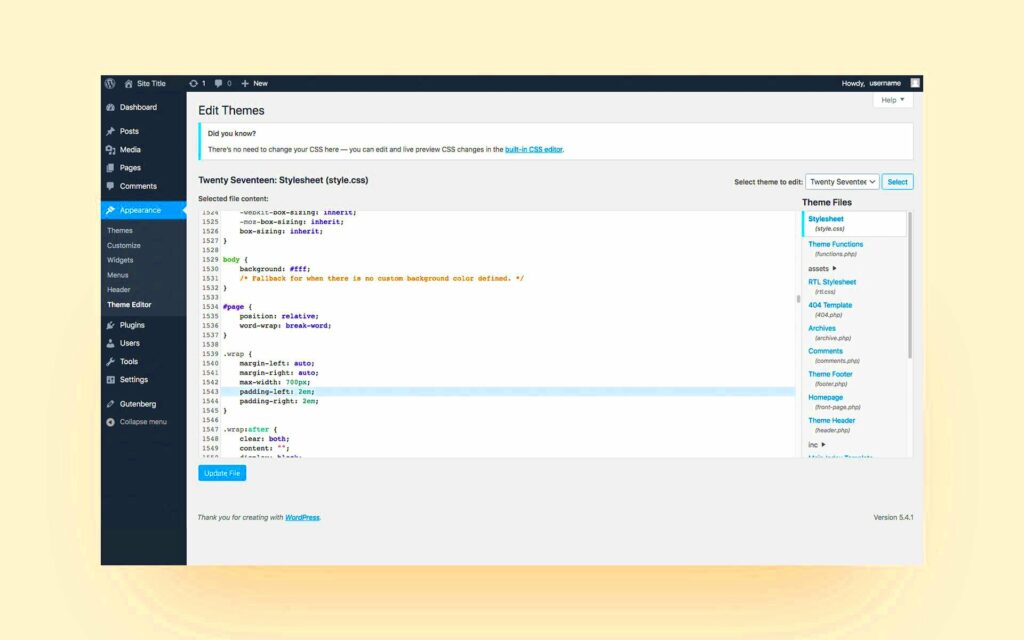 Comparison  WordPress vs Without Code