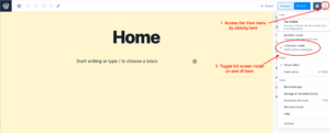 How to Turn Off Distraction-Free Mode in WordPress