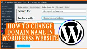 How to Change the Domain Name in WordPress