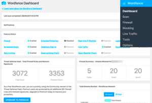 Wordfence in WordPress: How to Pause It to Upload Files
