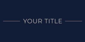 How to Have Two Lines of Text in a WordPress Header