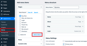 How to Add a Login Button to WordPress Menus