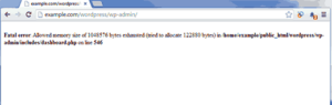 How to Access WordPress Admin With a Fatal Error Warning
