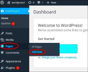 How to Add Pages in WordPress