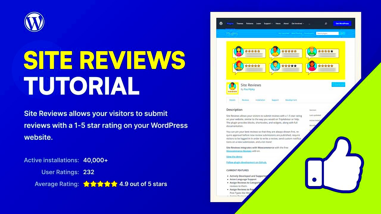 Reviews and Ratings in WordPress with the Site Reviews WordPress Plugin