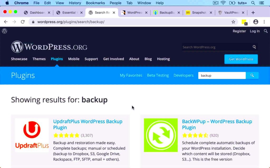 Choosing the Best Free WordPress Backup Plugin