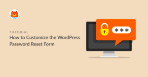 WordPress Plugin to Customize Password Reset and Lost Password Form (No Plugin Needed)