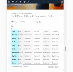 How to Make a Responsive Table in WordPress