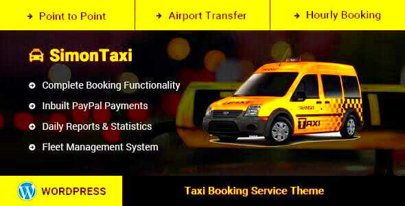 SimonTaxi  Taxi Booking WordPress Theme  Garudeyacom