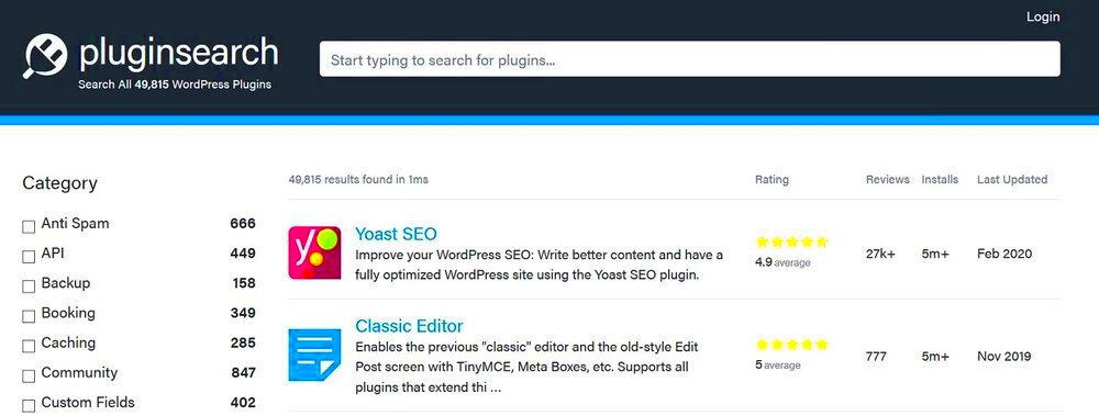 How to search and filter the WordPress Plugins Directory  IT Support