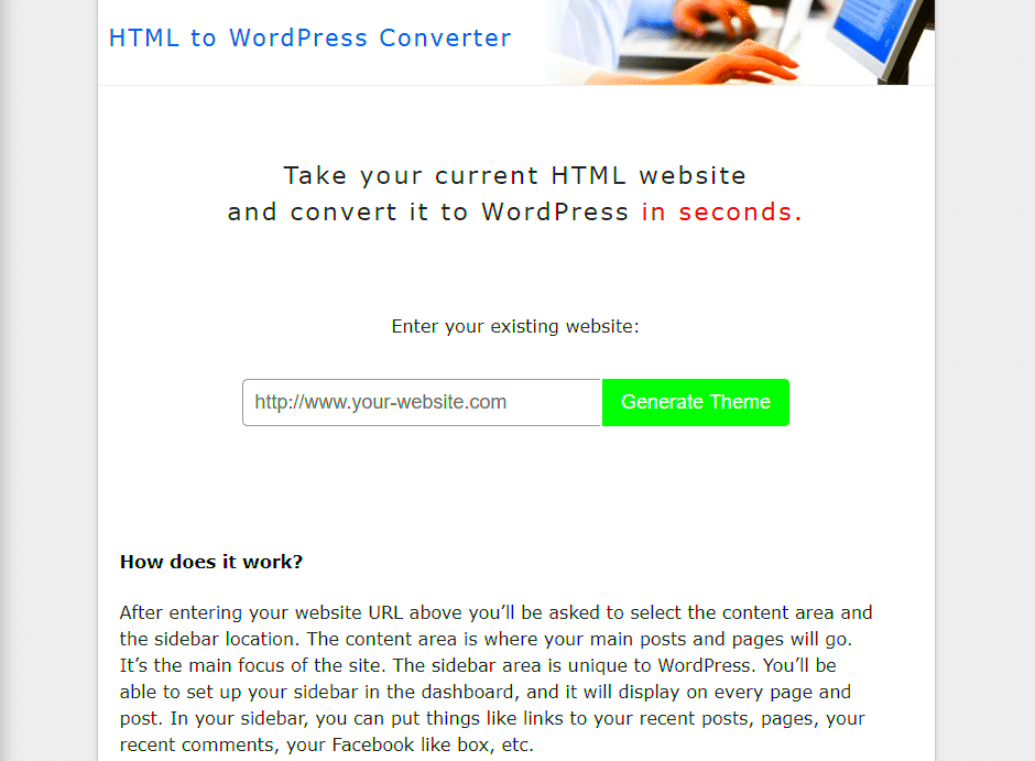 HTML to WordPress A Detailed Guide for Uploading and Converting HTML