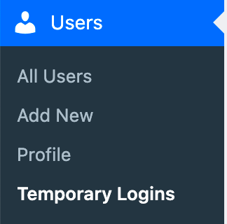 How to create temporary WordPress user logins Using Temporary Login