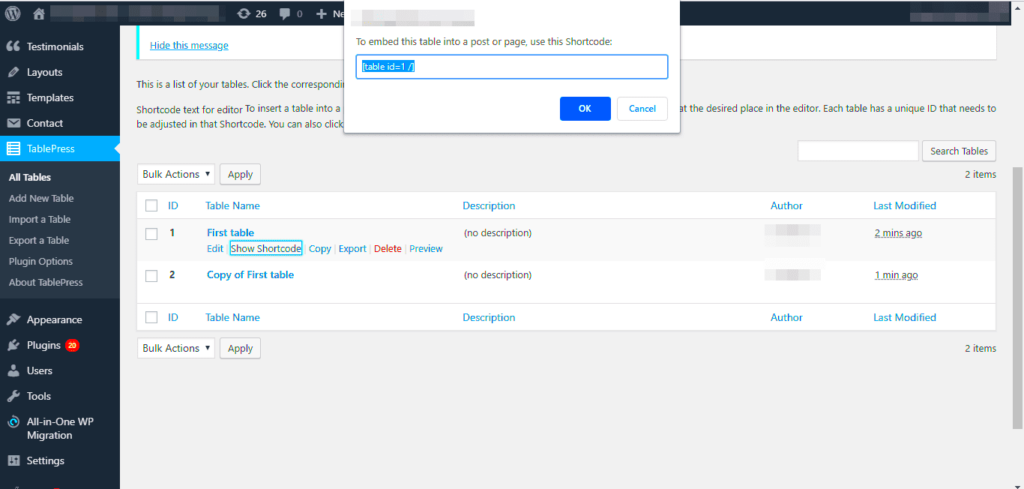 WordPress Tables How to Add Tables in WordPress  Video