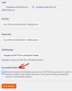 How to Disable reCAPTCHA on an Insecure WordPress Website