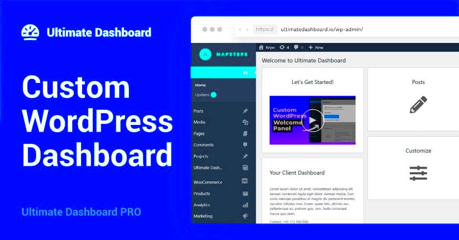 Blog  Custom WordPress Dashboard Plugin  Ultimate Dashboad