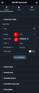 Elementor Search Bar Customizations for WooCommerce Integration
