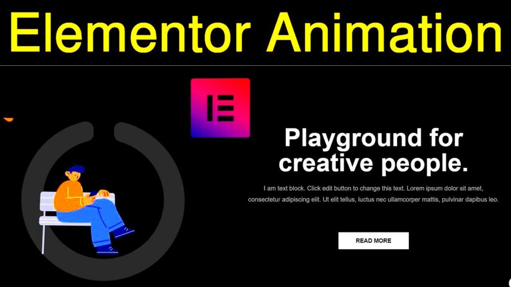 Elementor Animation  How To Create Amazing animate useing elementor