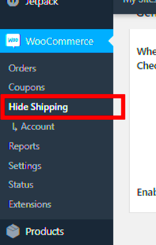 How to Hide Shipping Methods when the cart has Free Shipping