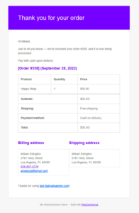 Free WooCommerce SMTP for Sending Order Confirmations