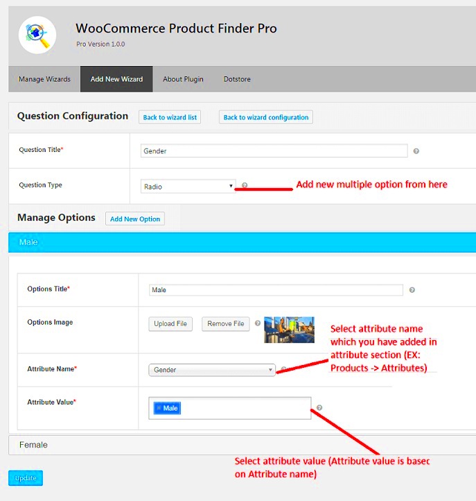 How to create a questionnaire based WooCommerce Product searcher