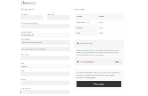 WooCommerce Checkout Page Optimization
