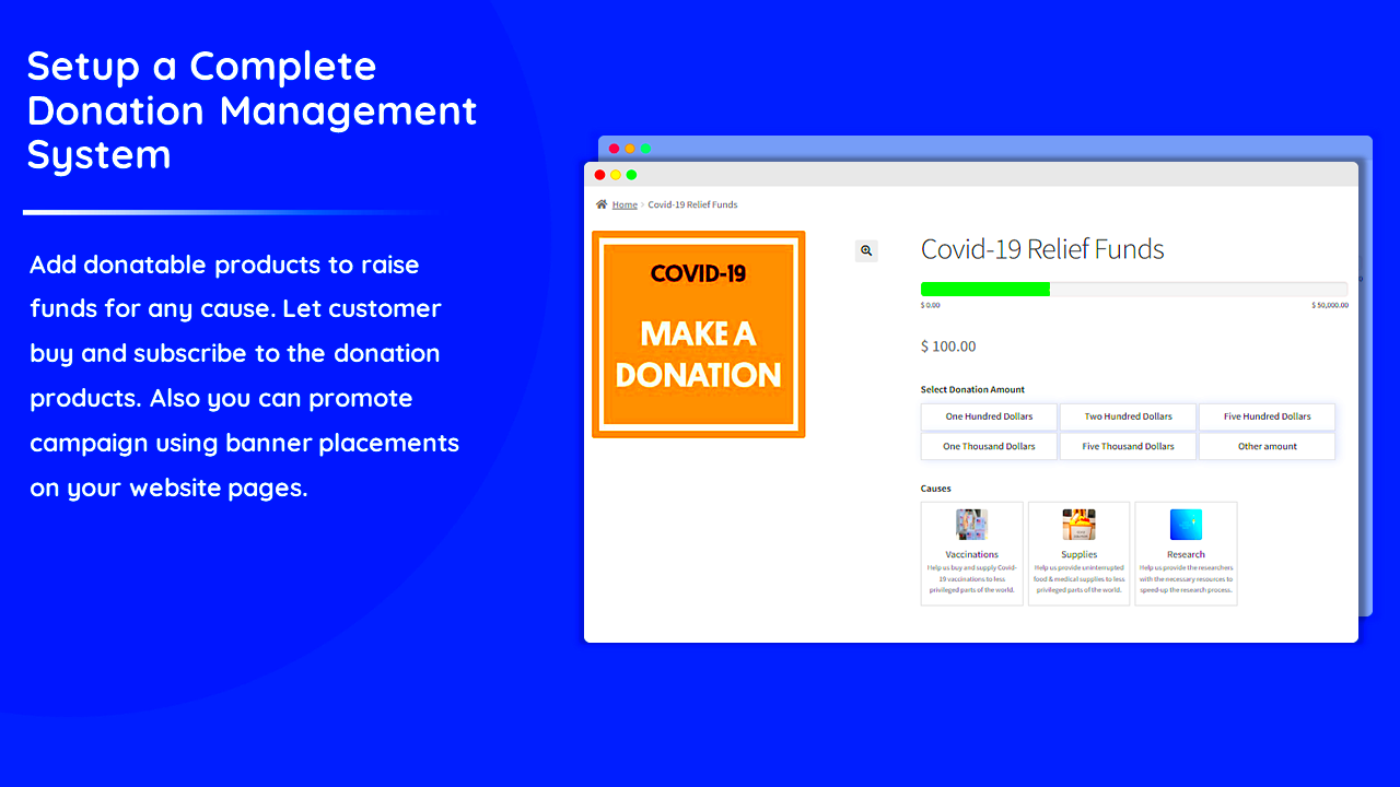 WooCommerce Donation  A Complete Donation Mgt System