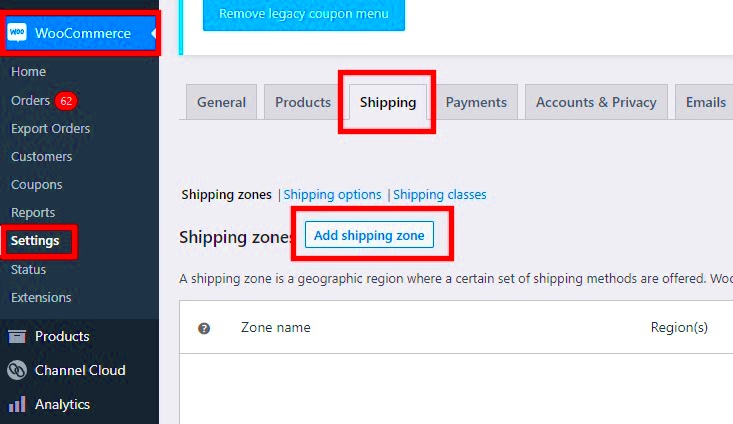 How to add shipping method in WooCommerce