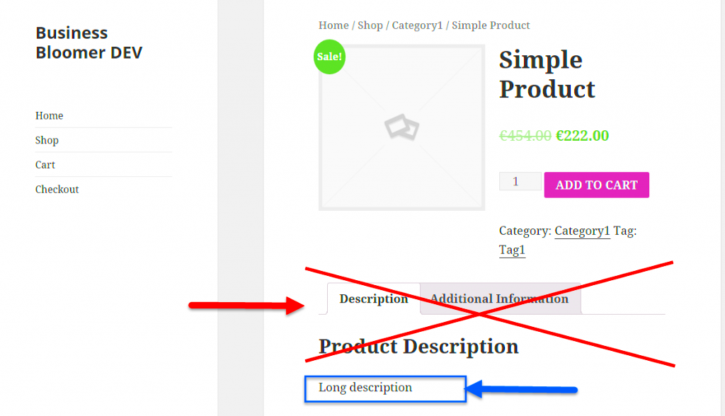 WooCommerce Remove a Tab  Single Product Page