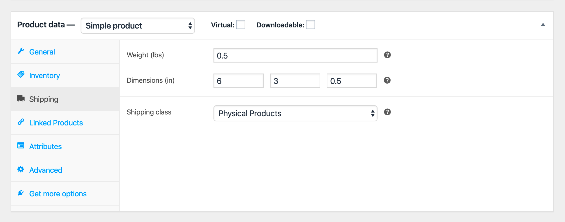 Set up WooCommerce Shipping by Product Weight and Size