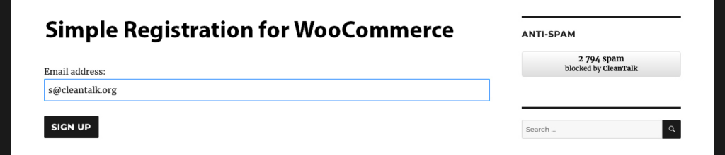 How to stop spam on WordPress  Simple Registration for WooCommerce