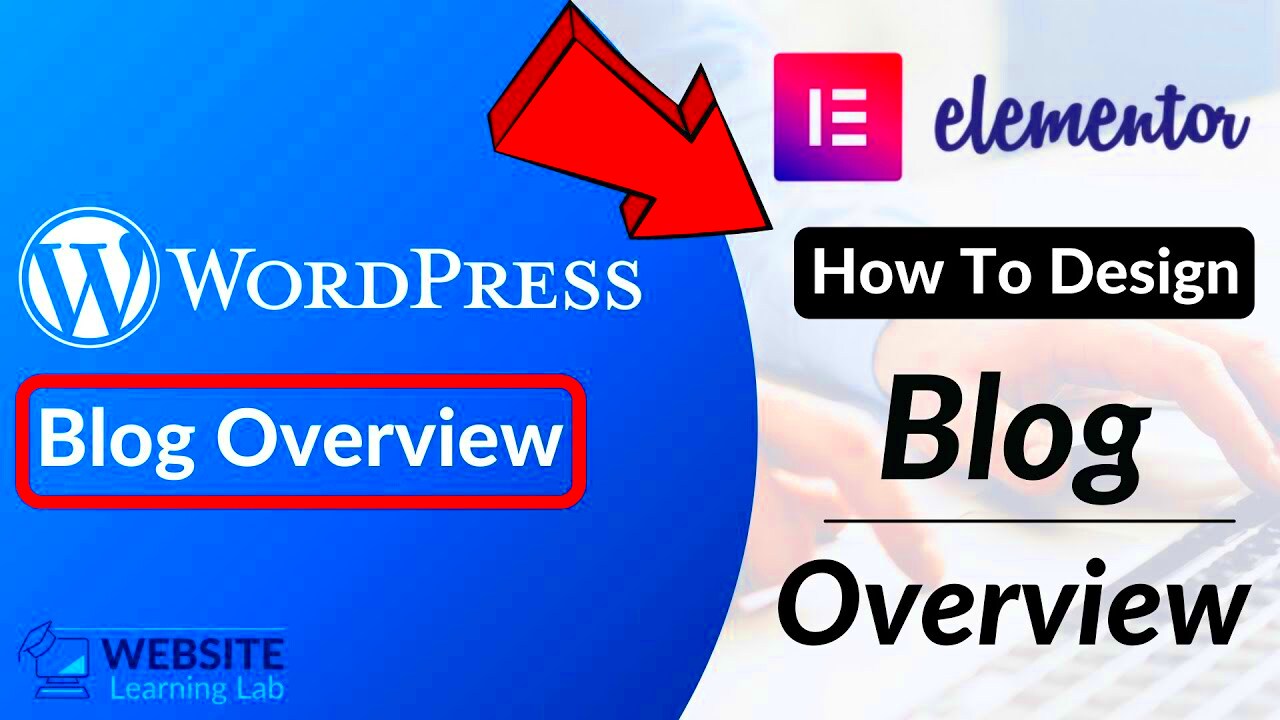 Design Blog Page Overview By Category With Elementor For WordPress