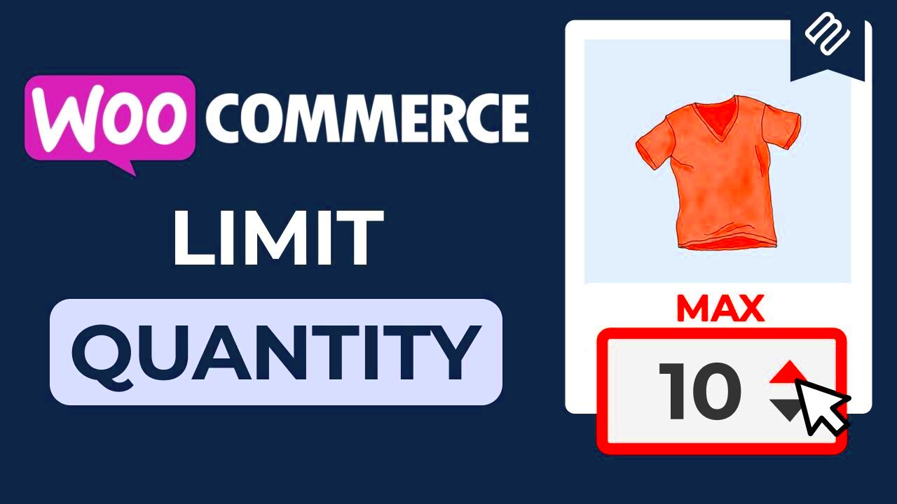 How to Limit Product Quantity in WooCommerce Tutorial  YouTube