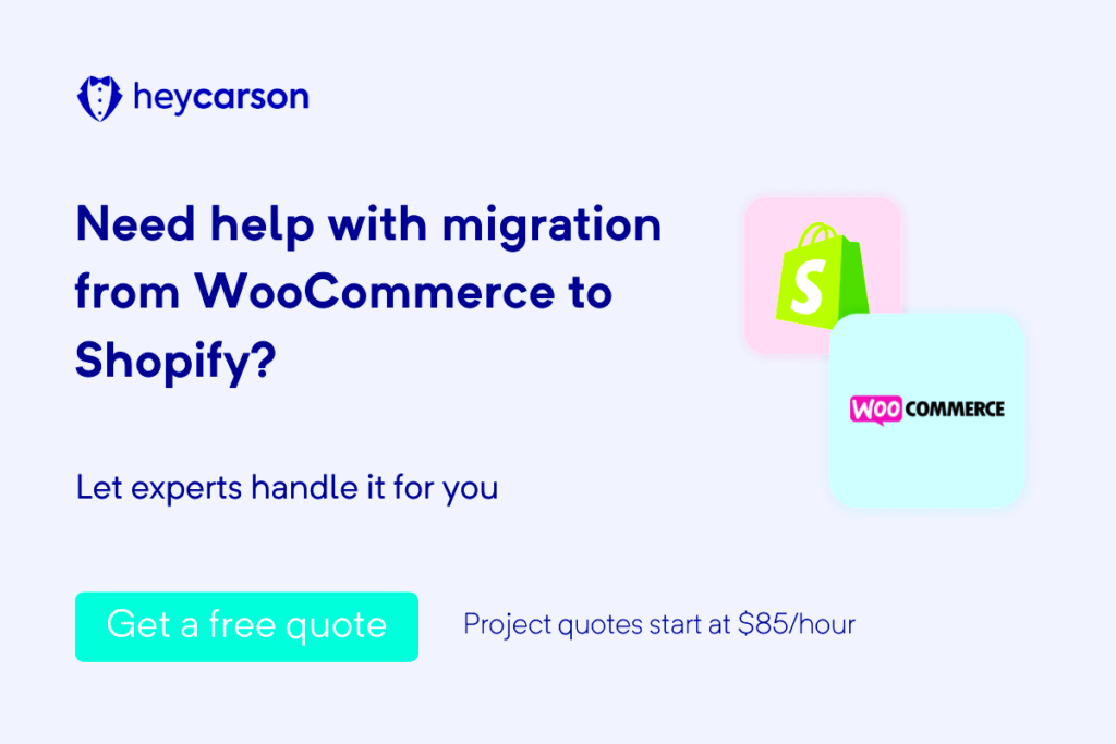 WooCommerce to Shopify migration benefits  howto