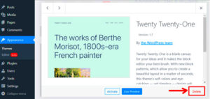 How to Remove Unused Themes from Your WordPress Site