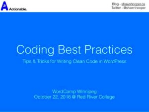 Best Practices for WordPress Coding Standards