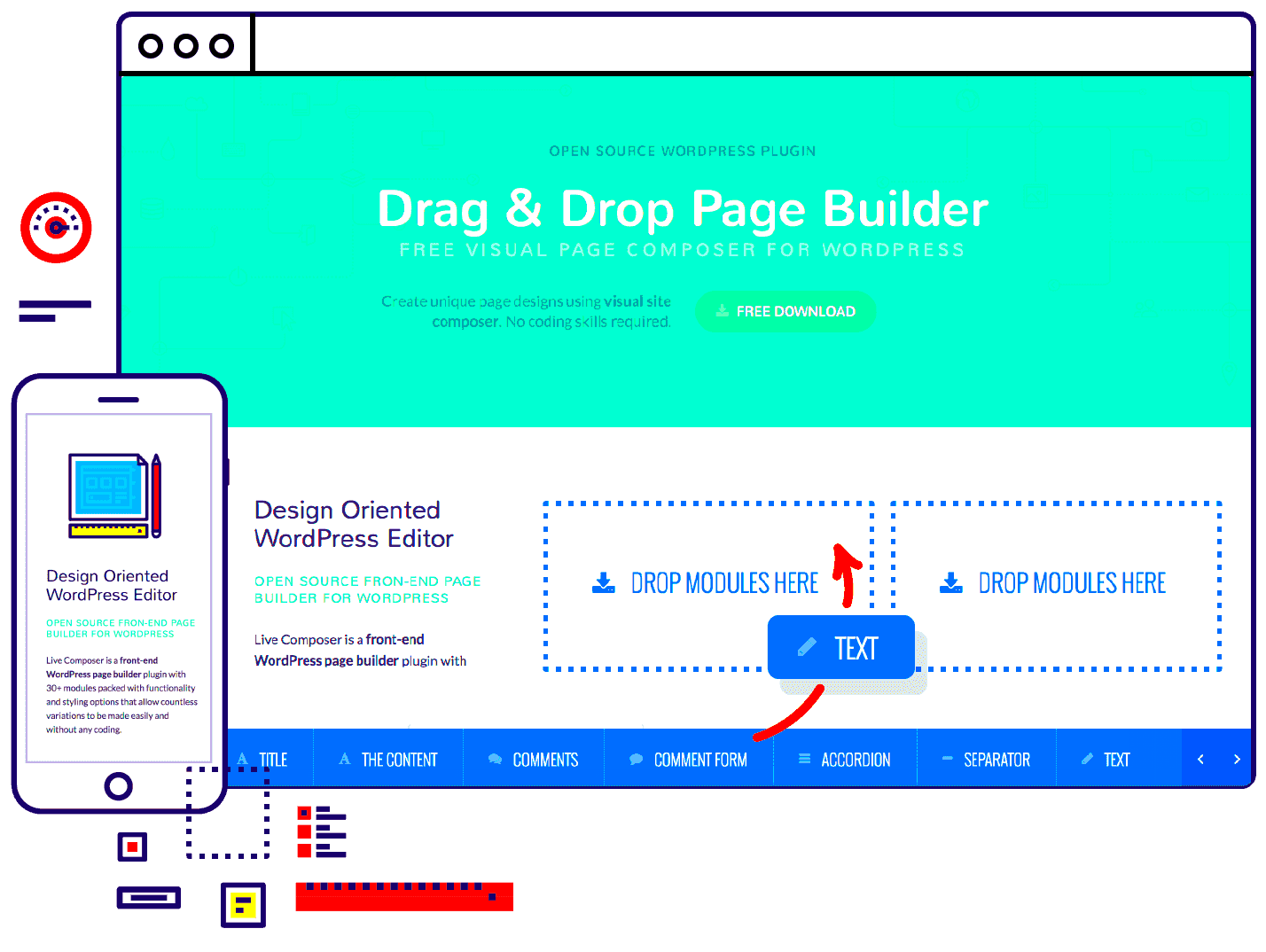 WordPress Drag and Drop Plugin  EpicTools